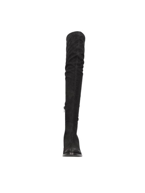 Eco suede cuissard boots STRATEGIA | A5494-1Z ECODAINONERO